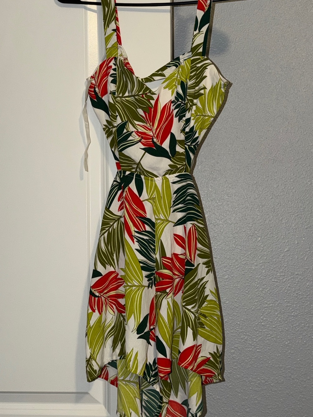 Tropical Print Romper